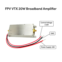Amplificateur de puissance RF à large bande EP-AB083 20W 43dBm 100MHz-7200MHz Module à gain élevé