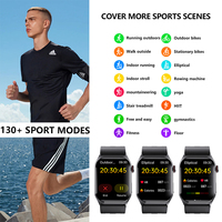 Nouvelle montre connectée F520 2025 avec pompe à air, ECG, HRV, alarme de chute, température corporelle, modes multisports et suivi d'activité
