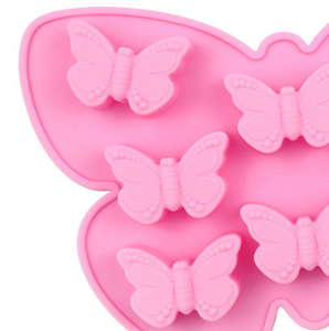 <span class=keywords><strong>Moule</strong></span> en silicone sans BPA à 8 cavités en forme de papillon pour bonbons, gâteaux, chocolats et gelées décoratives - Product Image 4