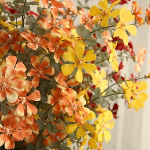 カラフルなフェイクスロングシングルステムワイルドフラワー80cmリアルな手作りモダンシルク人工花感謝祭ホームテーブル用 - Product Image 2