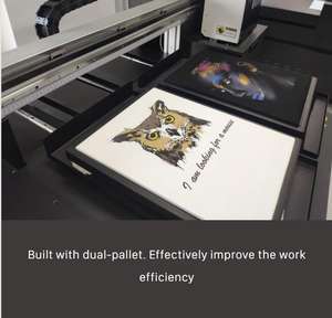 Haute Qualité A2 DTG À Plat Imprimante avec <span class=keywords><strong>Double</strong></span> i3200 tête Rapide Vitesse numérique textile t-shirt imprimante TP-600DS - Product Image 4