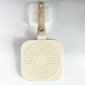 Sartén Antiadherente de <span class=keywords><strong>Aluminio</strong></span> <span class=keywords><strong>Fundido</strong></span> a Presión, Sartén para Panqueques con 3 Orificios, Sartén de Granito para el Hogar, Aire Libre y Camping, Apta para Inducción - Product Image 5