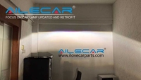 AILECAR Lentille de projecteur antibrouillard bi-xénon HID 3 pouces 35W pour H11 D2H