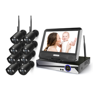 Eseecloud ứng dụng thông minh 1080p không dây <span class=keywords><strong>IP</strong></span> Mạng Camera Kit 8-kênh ngoài trời an ninh CCTV hệ thống tầm nhìn ban đêm CMOS cảm biến NVR - Product Image 2