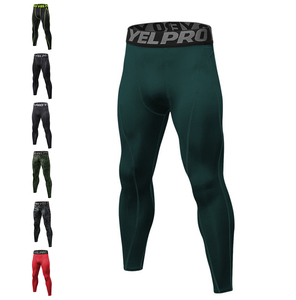 Ropa deportiva Gimnasio Fitness Wear Medias Logotipo personalizado Cintura alta Capa base Correr <span class=keywords><strong>Baloncesto</strong></span> Pantalones cortos de compresión para hombres - Product Image 2
