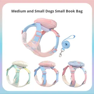 Nueva Correa de Poliéster para Mascotas, Mochila Transpirable de Gasa Burbuja Estilo Coreano para Cachorros, Correa de Pecho para Perros, Mochila de Verano para Gatos - Product Image 3