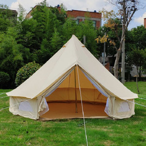 Tente de safari de luxe pour glamping 4 saisons, grande <span class=keywords><strong>yourte</strong></span> pour fêtes en plein air et mariages, tente cloche en tissu Oxford polyester imperméable - Product Image 5