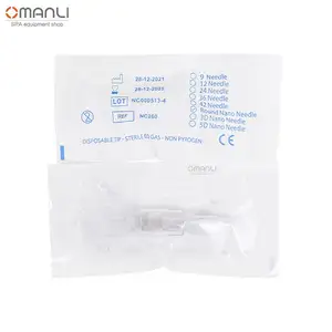 Desechables Dr 9 12 24 36 42 Pin Nano Agujas Redondas Derma Pen Cartucho Aguja