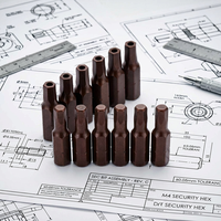 Embouts de tournevis électriques industriels en acier à tige hexagonale de 25 mm 6,35 mm, outils électriques 5/32'' 1/8'' 3/32'' 3/16'' 7/32'' 5/16'' 3/8''