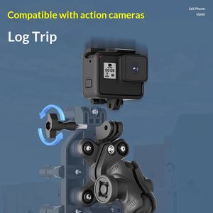 Support de téléphone pour moto à charge rapide, nouveau modèle 2024, support de navigation pour véhicule électrique, antichoc, charge sans fil - Product Image 3