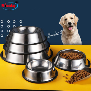 Atacado Logotipo Personalizado Moderno Eco-Friendly Aço Inoxidável Anti-queda Anti-ferrugem Dog & Cat <span class=keywords><strong>Food</strong></span> Bowl - Product Image 2