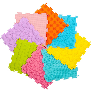 Tappetini sensoriali in Silicone testurizzato da palestra per massaggi antiscivolo personalizzati per <span class=keywords><strong>l</strong></span>'apprendimento dei bambini che giocano ad attività autistici per bambini realizzati in metallo - Product Image 1