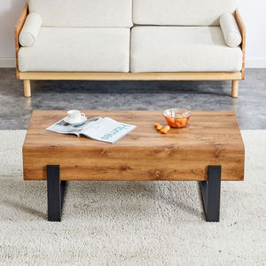 <b>Solid</b> <b>Wood</b> Coffee Table Natural Living Room Side Minimalist Vintage Tea Custom-Made Furniture - Product Image 6