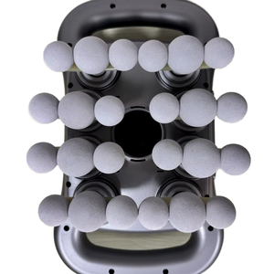 24-Kopf Tiefenmassagepistole Set Tragbarer Perkussionsmassager mit 9 Modi & 9 Intensitäten Leise Wiederaufladbare Handmassagegerät für den Körper - Product Image 2