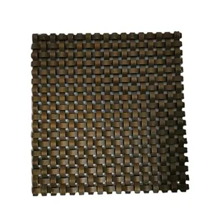 Metal Mesh Wall Coverings/Decorative Metal Mesh Panels/Flat Single Crimp Decorative Wire Grille