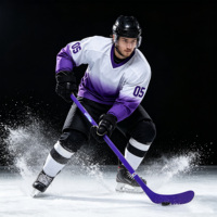 Palo de Hockey Personalizado al por Mayor, Palo de Hockey de Fibra de Carbono de Alta Resistencia, Diseño Personalizado, Palo de Hockey sobre Hielo, Palo de Hockey Deportivo