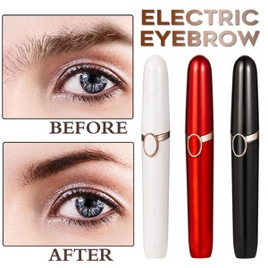 Épilateur à sourcils électrique rechargeable USB en plastique, stylo de maquillage, épilateur indolore, portable pour usage extérieur, dissolvant de poils du visage - Product Image 2