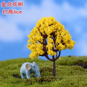 Árboles Modelo Tren Ferrocarril Decoración Paisaje A escala Edificio Hierba estática Tufts Paisaje en miniatura Flores silvestres Flor - Product Image 4