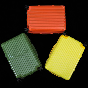 Equipaje Esencial de Viaje, Maleta Resistente para Mujer, ABS, Carcasa Dura, Ligera, con Ruedas Dobles Giratorias y Candado, Estilo Retro - Product Image 2