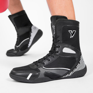 Zapatos de Boxeo con Cordones, Malla Transpirable, Antideslizantes, Resistentes a Impactos, para Entrenamiento y Combate, para Adultos - Product Image 2