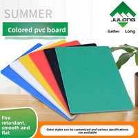 Panneau en mousse PVC haute densité Julong de 3 mm d'épaisseur, panneau publicitaire, panneau de neige coloré, imperméable, ignifuge, service de découpe, 1220x2440 mm