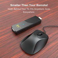 TV98 ATV X9 TV Stick Dual WIFI USB Smart Fire TV Stick BT Voice Remote Android 14 TV Box 8K Stick