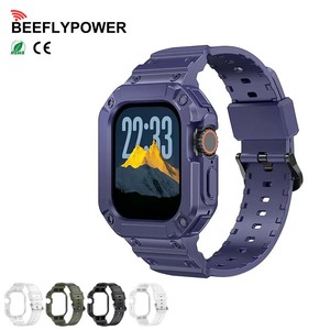 <span class=keywords><strong>Cinturino</strong></span> Protettivo in Silicone BEEFLYPOWER con Custodia TPU per Iwatch Serie 11 10 9 <span class=keywords><strong>Ultra</strong></span> 49mm, Colore Solido - Product Image 1