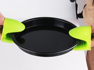 2PC Thick Silicone Oven Gloves Heat Resistant Anti-Scald Gloves for Cooking Pinch Grips Pot Holder Silicone Kitchen Accessories - Product Image 2
