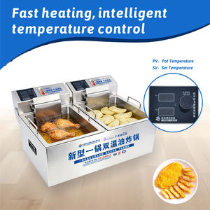 Freidora de Sobremesa Hansu 12L de Calentamiento Rápido Doble HSD-12LSC - Product Image 6