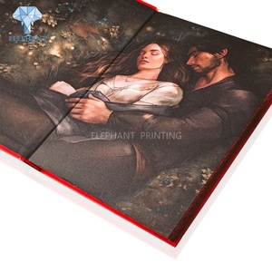 Service d'impression de livres à couverture rigide personnalisée, édition spéciale de roman en auto-édition, estampage à chaud doré, couverture rigide avec bords pulvérisés - Product Image 5