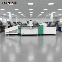 Máquina de Corte CNC de Cuchilla Oscilante de la Mejor Calidad, Corte en V, Cámara CCD, Máquina de Corte de Cartón Corrugado, Cajas