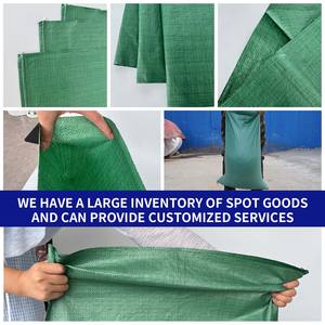 <span class=keywords><strong>Sac</strong></span> <span class=keywords><strong>de</strong></span> <span class=keywords><strong>sable</strong></span> tissé en polypropylène <span class=keywords><strong>de</strong></span> haute qualité, 25 kg, pour la construction, emballage vert, 50 kg, fabriqué en Chine - Product Image 2