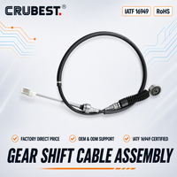 Câble de sélecteur de vitesse OEM 33820-BZ010 pour Toyota Avanza Rush Daihatsu Xenia Terios, directement de l'usine, fabricant certifié IATF16949