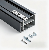 Fenêtre coulissante en alliage d'aluminium de haute qualité avec cadre au design moderne pour usage en villa