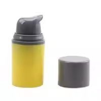 Vide Cosmétique En Plastique 15ml 30ml 50ml Cylindre Liquide Conteneur De Soins De La Peau Soins De La Peau Pompe Sans Air Bouteille