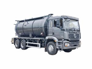 15-22m³ SHACMAN Delong Rear Double Axle Cleaning Suction Truck, Customizable - Product Image 1
