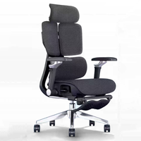 Fauteuil de Direction de Luxe Pivotant à Double Dossier avec Relevage à Gaz, Nouveau Design, en Tissu Floqué Haut de Gamme, Vente en Gros