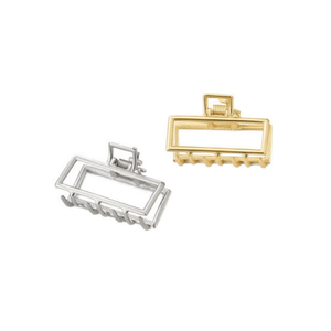 Pince à cheveux rectangulaire 4,5 cm pour femme, accessoire de mode pour cheveux - Product Image 1