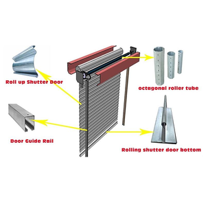 Porte sectionnelle commerciale galvanisée automatique européenne électrique de portes de <span class=keywords><strong>garage</strong></span> - Product Image 5