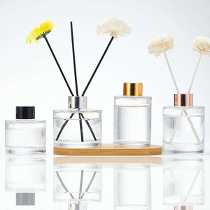 Fashion Glass <b>diffuser</b> 1oz 3oz 5oz 7oz <b>reed</b> <b>diffuser</b> bottle Round <b>Diffuser</b> bottle With stick - Product Image 4