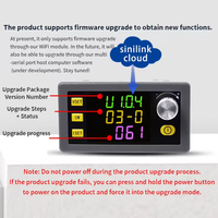 Module d'alimentation régulateur de tension numérique à courant continu XY-SK120 avec écran LCD couleur VA à angle de vision complet et mise à niveau du micrologiciel