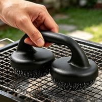 Brosse de nettoyage pour barbecue, brosses métalliques pour gril, pour le camping et les activités de plein air