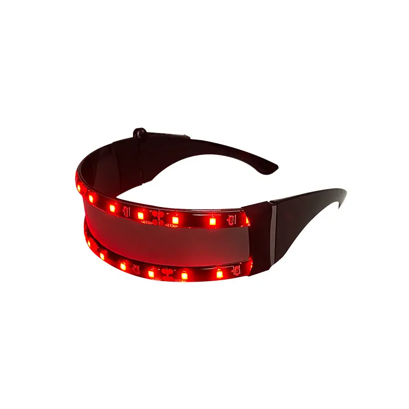 DJ LED 라이트 플래시 안경 선글라스 댄스 파티 용품 장식 발광 안경 글로우 무대 공연 선글라스