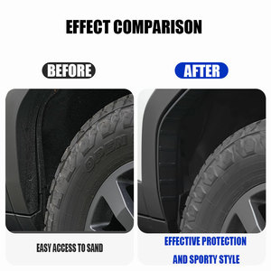 Garde-boue, protections anti-éclaboussures, doublure de roue arrière, porte, garde-boue intérieur souple pour Toyota 2024 Lc250 Accessoires Prado, couvre-bagages, pièces - Product Image 3