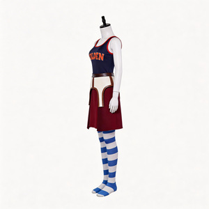 Disfraz de Ms. Golden Week para mujer, disfraz de anime, top, falda, leggings, talla adulta - Product Image 3