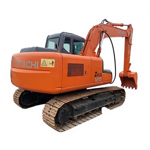 Excavadora de cadenas Hitachi ZAXIS ZX120 usada original, excavadora hidráulica de 12 toneladas para construcción de tamaño mediano - Product Image 1