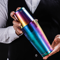 Boston — Shaker à Cocktail en acier inoxydable, 304, ensemble d'outils pour Bar, couleur or Rose, cuivre