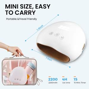 Herramientas de <span class=keywords><strong>manicura</strong></span> Masaje portátil de dedos de <span class=keywords><strong>Palma</strong></span> Masajeador de manos profesional inalámbrico recargable con calefacción y salón de compresión - Product Image 4