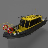 Conception professionnelle de bateau en alliage d'aluminium Disposition générale Bateau de pêche Conception de dessin 3D