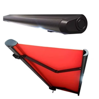 Auvent rétractable en aluminium robuste, toile poly, taille personnalisée, protection solaire extérieure, cassette complète, motorisé, télécommande